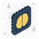 Brain Processor Microprocessor Microchip Icon