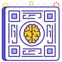 Brain QR Code  Icon