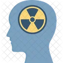 Brain Risk Harmful Radiations Health Ris Icon