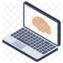 Brain Theme Brain Screening Ct Scan Icon