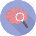 Brain Search Brain Examine Icon