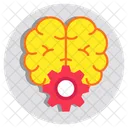 Brain Setting Brain Management Brain Development Icon