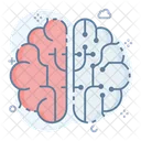 Brain Simulation Artificial Bain Deep Learning Icon