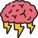 Brain Storm Brainstorming Brain Energy Icon