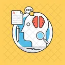 Brain Training Brainstorming Icon