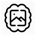 Brain With Image Ai Image Generator Artificial Intelligence Icon