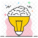 Brainstorm Idea Generating Business Strategy Icon