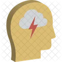 Brainstorm Bright Thought Creative Person Icon