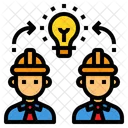 Engineer Team Idea Icon