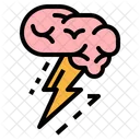 Brain Thinking Brainstorm Icon