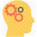Brainstorm Cogwheel Thinking Icon