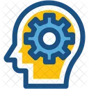 Brainstorm Brain Cog Icon