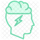 Brainstorm Duotone Line Icon Icon