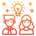 Brainstorm Partner Innovation Icon