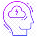 Brain Head Energy Icon