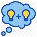 Brainstrom Idea Creative Startup Connection Design Thinking Icon