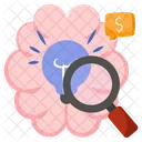 Brainstorming Search Brain Search Mind Icon