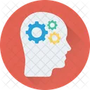 Brainstorming Thinking Head Icon