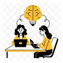 Brainstorming Ideation Creativity Icon