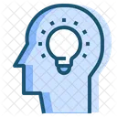 Brain Brainstorming Head Icon