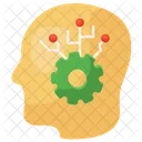 Gehirneinstellung Gehirnkonfiguration Gehirnautomatisierung Symbol