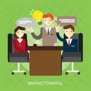 Brainstorming Business Concept Icon