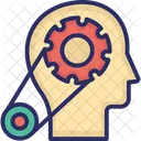Brainstorming Cog Chain Cogwheel Icon