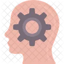 Brainstorming Cog Head Icon