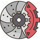 Brake Disc Caliper Icon