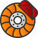 Brake Disc Auto Brake Icon