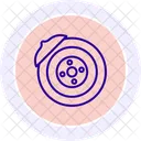 Brake Inspection Vehicle Icon
