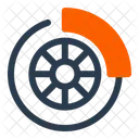 Brake System Icon Vector Icono
