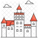 Bran Castle Landmark Monument Icon