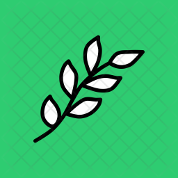 Branch Icon - Download in Colored Outline Style