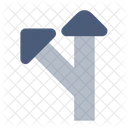 Branch Left Arrow Icon