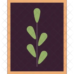 Branch with leaves picture  Icon