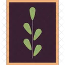Branch with leaves picture  Icône