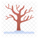Branch Winter Tree Snow Icon