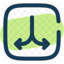 Branching Paths Down Userinterface Ui Icon