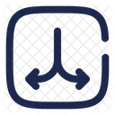 Branching Paths Down Userinterface Ui Icon