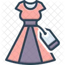 Brand Frock Dress Icon