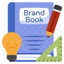 Brand Book Booklet Handbook Icon