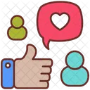 Brand engagement  Icon