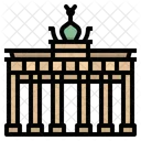 Brandeburgo Puerta Historico Icono