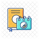 Branded diary and notebook  Icon