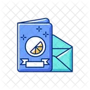 Branded holiday cards  Icon