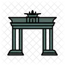Brandenburg Gate Berlin Germany Icon