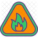 Feuergefahr  Symbol