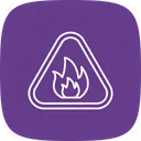 Feuergefahr  Symbol