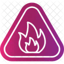 Feuergefahr  Symbol